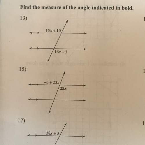 How do i find the measure of problem #13
