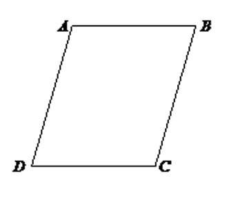 Abcd is a parallelogram. the diagram is not drawn to scale. if m