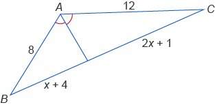 Plz geometry - 50 points what is value of x? enter your answer in the box. x =