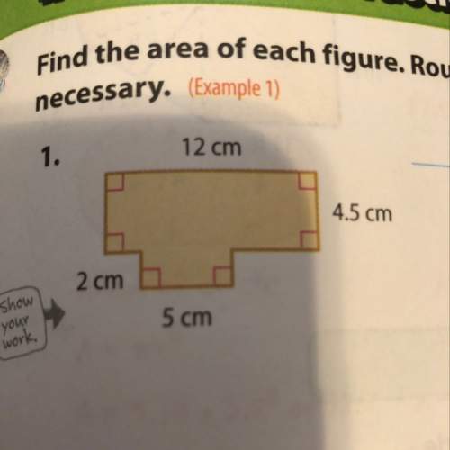 Find the area of the figure round to the nearest tenth if necessary