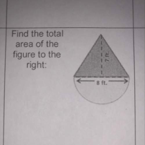 Find the total area of the figure to the right