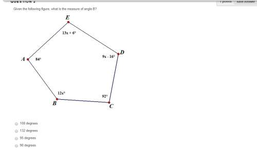 Given the following figure, what is the measure of angle b?