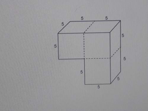 Asap what is the volume of the figure a.75cubic units b.125cubic units c.375cubic untisd.750cubic un