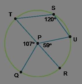Use the drop-down menus to complete the statements. a central angle of circle p is angle . the measu