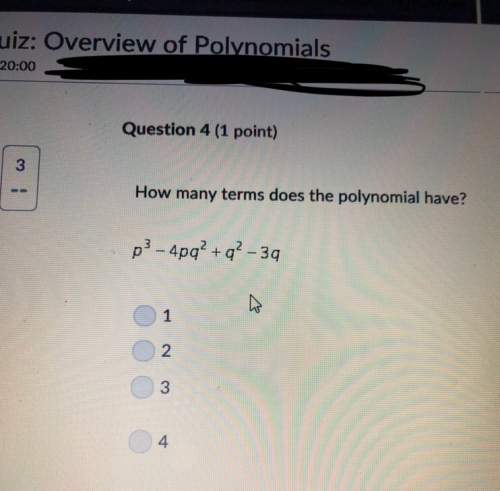 How many terms does the polynomial have?