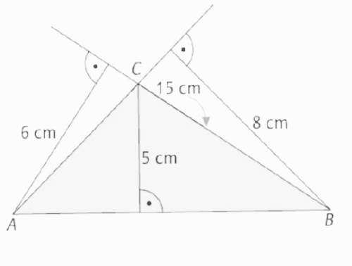 Ineed with calculating area of this triangle using only pythagorean theorem. i've calculated some p