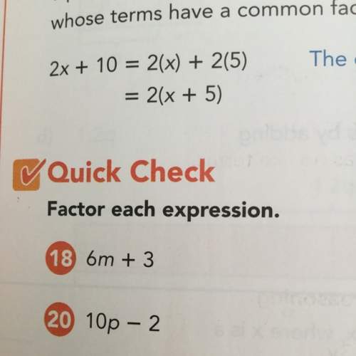 Factor each expression. both 18 and 20 pls