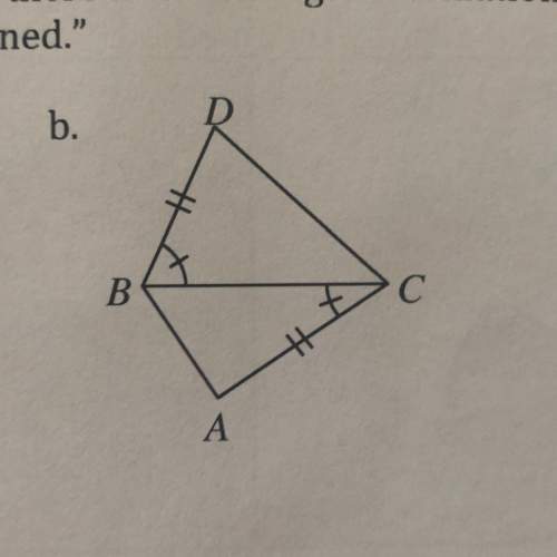 Are these two triangles congruent ?