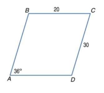 Abcd is a parallelogram. find m ∠d. enter the answer as a number. abcd is a parallelogram. find the