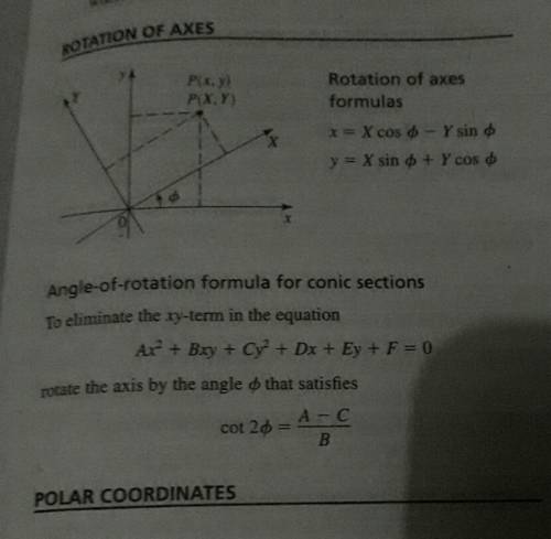 What is the formula for rotating a coordinate?