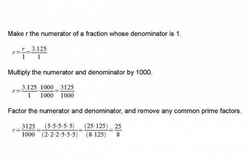 Explain the process of writing a repeating decimal as a fraction