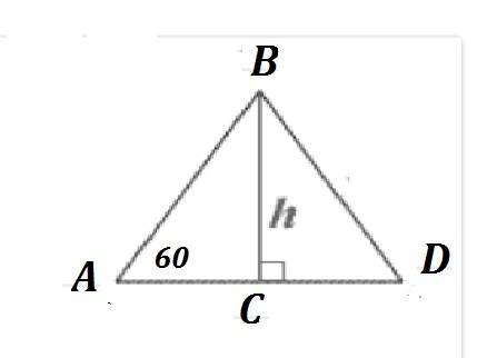 An equilateral triangle has an altitude of 15 m. what is the perimeter of the triangle?