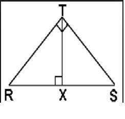 Rst is an equilateral triangle;  . if rt = 8, then tx =