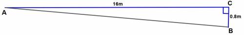 Asquirrel in a long glide typically covers a horizontal distance of 16 m while losing 8.0 m in altit