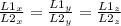 \frac{L1_{x} }{L2_{x} } =\frac{L1_{y} }{L2_{y} }=  \frac{L1_{z} }{L2_{z} }