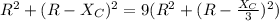 {R^{2} + (R - X_{C})^{2}} = 9({R^{2} + (R - \frac{X_{C}}{3})^{2}})