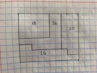 Using an 8x10 sheet of paper, divide into three to six sections of equal area. no more than two sect
