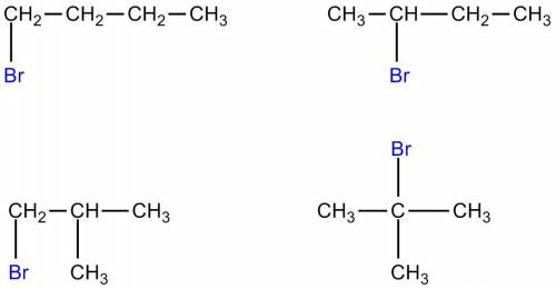 Draw all the structural isomers for the molecular formula c4h9br. be careful not to draw any structu