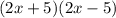 (2x+5)(2x-5)