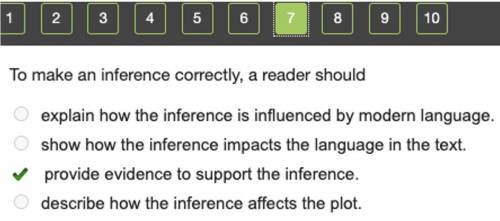 To make an inference correctly, a reader should