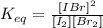 K_{eq}=\frac{[IBr]^2}{[I_2][Br_2]}