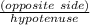 \frac{(opposite \ side)}{hypotenuse}