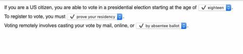 If you are a us citizen, you are able to vote in a presidential election starting at the age of to r