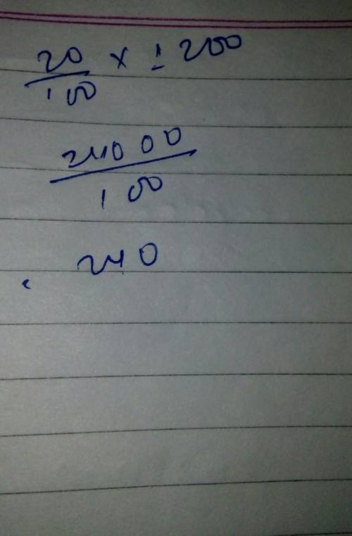 What is this question 20%0f 1200​