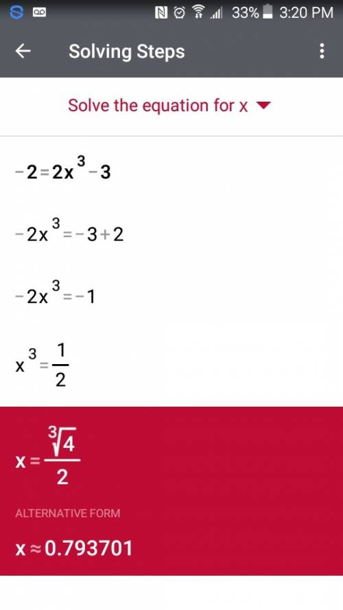 The functions f and g are defined as follows. f(x)=+3x+2  g(x)=−2x^3 -3 find f(−6) and g(−2) simplif