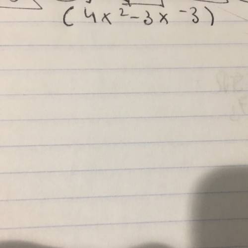 Simplificando a expressão (3x^2 + 5x - 2) + (x^2 - 2x - 1) , vamos obter :