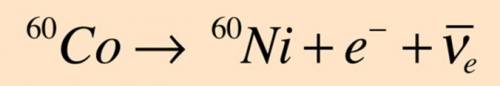 Which represents the balanced nuclear equation for the beta minus decay of co-60?