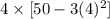 4\times[50-3(4)^2]