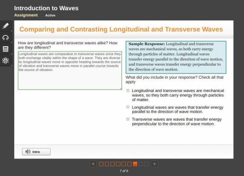 How do transverse waves differ from longitudinal waves?