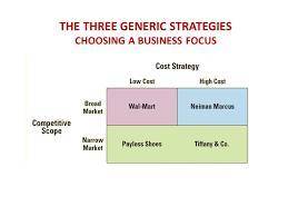 Jennifer bloom is writing a paper and she must determine which of porter's three generic strategies