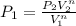P_{1}= \frac{P_{2}V^{n} _{2}}{V^{n} _{1}}