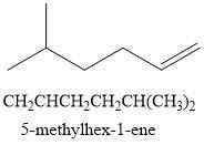 Draw the expanded structural formula for the condensed formula ch2=chch2ch2ch(ch3)2