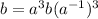 b=a^3b(a^{-1})^3