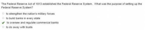 The main purpose of the federal reserve act of 1913 was to