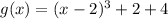 g(x) = (x-2)^3 + 2+4
