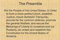 Which document begins with the words “we the people of the united states”?  the first article of the