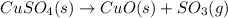 CuSO_4(s)\rightarrow CuO(s)+SO_3(g)
