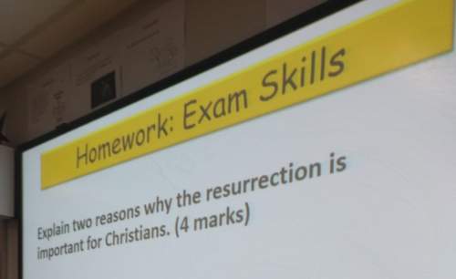 *will mark brainlist! *why is the resurrection important to christians? *the answer only needs two d
