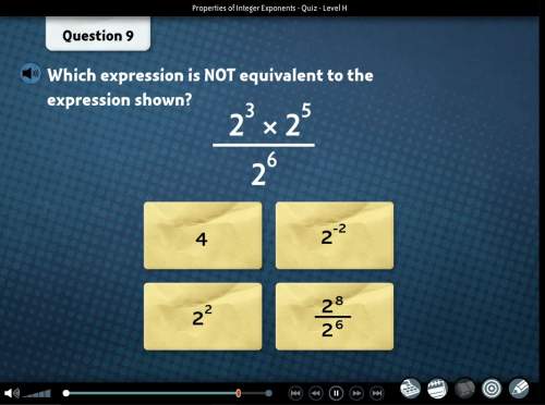 Which expression is not equivalent to the expression shown?