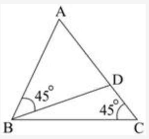 Make a two-column proof showing statements and reasons to prove that triangle abd is similar to tria