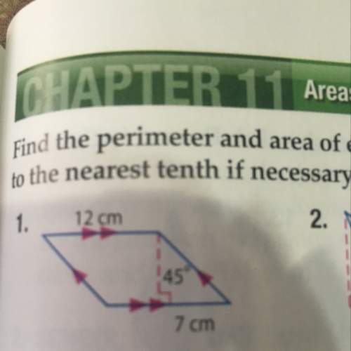 Ineed to find the area and perimeter?