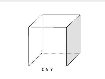 What is the volume of this cube? enter your answer as a decimal in the box