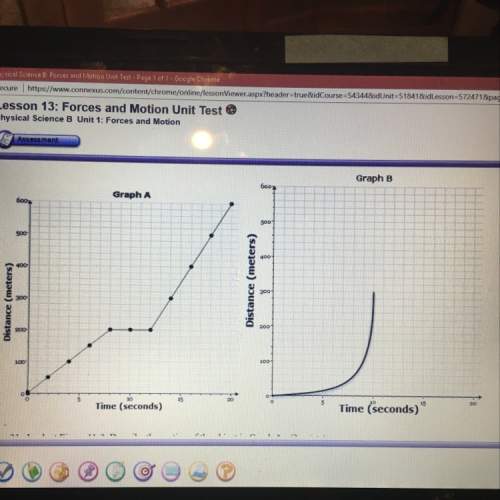 Compare graphs a and b in figure 11-2 which graph shows a greater velocity at 5 seconds? at 10 seco