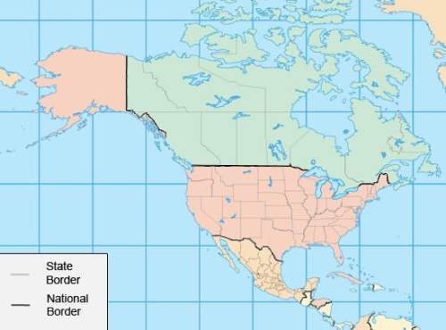 60 points! will give brainliest. on this map, the border between canada and the united states is a