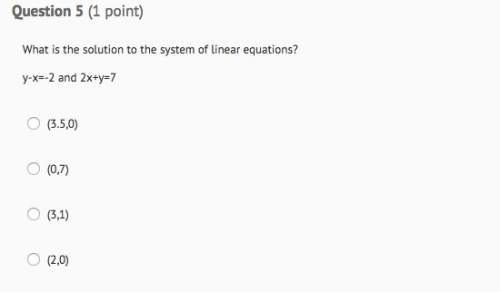 What is the solution to the system of linear equations?