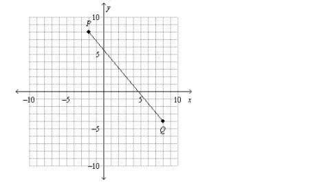 Find the midpoint of line pq. a. (3,2) b. (3,3) c. (2,2) d. (2,3)would the answer be d?